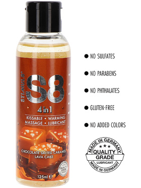 Stimul8: S8 4-in-1 Dessert Lube, Chocolate/Caramel, 125 ml