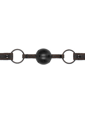 Ouch!: Breathable Ball Gag with Denim Straps