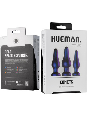 Hueman: Comets, Butt Plug Set of Three