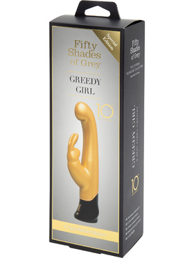 Fifty Shades of Grey: Greedy Girl G-spot Rabbit Vibrator, guld