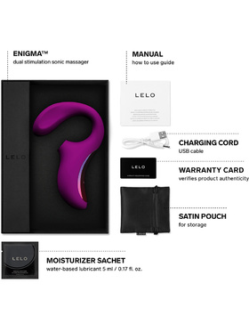 LELO: Enigma, Dual-Action Sonic Massager, lila