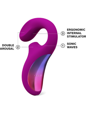LELO: Enigma, Dual-Action Sonic Massager, lila
