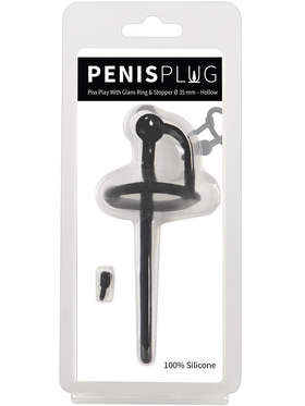 You2Toys: Penis Plug, Piss Play with Glans Ring & Stopper