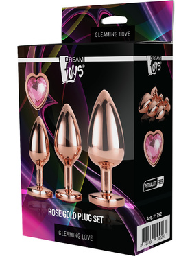 Dream Toys: Gleaming Love, Rose Gold Plug Set