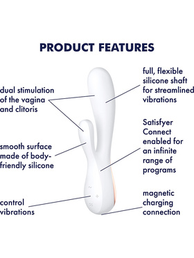 Satisfyer Connect: Mono Flex Vibrator, vit