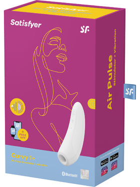 Satisfyer Connect: Curvy 1+, Air Pulse Stimulator + Vibration, vit