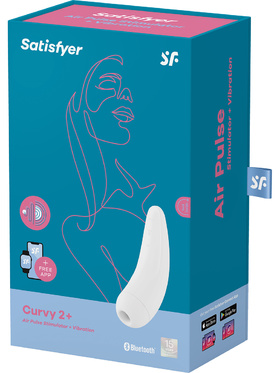 Satisfyer Connect: Curvy 2+, Air Pulse Stimulator + Vibration, vit