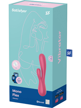 Satisfyer Connect: Mono Flex Vibrator, röd