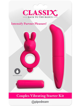 Pipedream: Classix, Couples Vibrating Starter Kit, rosa