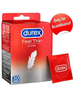Durex: Feel Ultra Thin Condoms, 30-pack