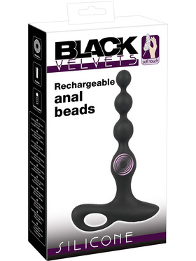 Black Velvets: Rechargeable Anal Beads