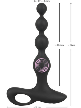 Black Velvets: Rechargeable Anal Beads