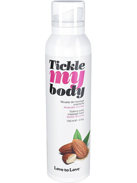 Love to Love: Tickle My Body Massage Foam, Sweet Almond, 150 ml