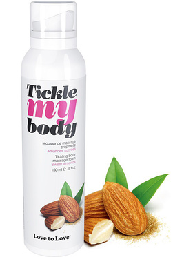 Love to Love: Tickle My Body Massage Foam, Sweet Almond, 150 ml