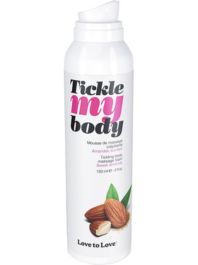 Love to Love: Tickle My Body Massage Foam, Sweet Almond, 150 ml