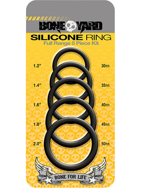 Boneyard: Silicone Ring, Full Range 5 Piece Kit