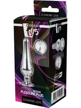 Dream Toys: Gleaming Love, Pleasure Plug Medium, silver