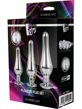 Dream Toys: Gleaming Love, Pleasure Plug Set, silver
