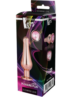 Dream Toys: Gleaming Love, Pleasure Plug Large, roséguld