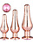 Dream Toys: Gleaming Love, Pleasure Plug Set, roséguld