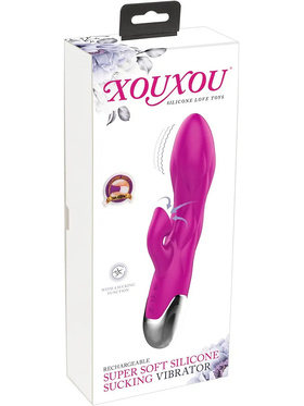 XouXou: Super Soft Silicone Sucking Vibrator