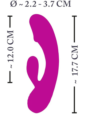 XouXou: Super Soft Silicone Rabbit Vibrator Nr.3