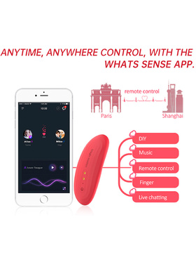 Magic Motion: Nyx, Smart App-Controlled Panty Vibrator, röd