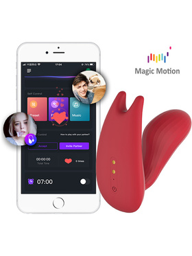 Magic Motion: Umi, Smart Wearable Dual Motor Vibrator, röd