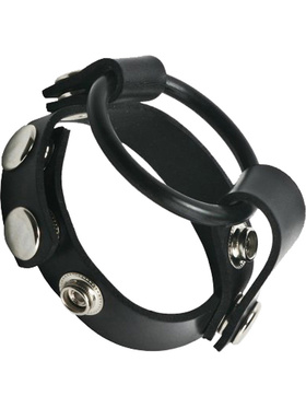 Strict Leather: Rubber Cock Ring Harness