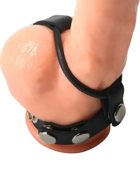 Strict Leather: Rubber Cock Ring Harness