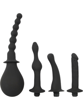 Black Velvets: Silicone Douche with 4 Attachments