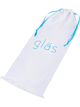 Gläs: 2pc Double Penetration, Glass Dildo & Plug Set