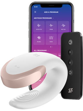 Satisfyer Connect: Double Love, Luxury Partner Vibrator, vit