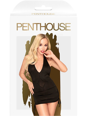 Penthouse: Earth-Shaker, Miniklänning & String, svart