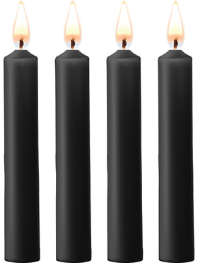 Ouch!: Teasing Wax Candles, 4-pack, svart