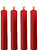 Ouch!: Teasing Wax Candles, 4-pack, röd