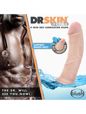 Dr.Skin Glide: Self Lubricating Dildo, 21 cm