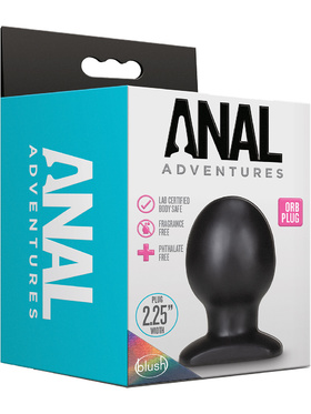 Anal Adventures: Orb Analplugg, svart