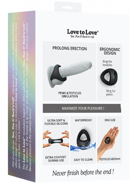 Love to Love: Flux Ring, Penisring, svart