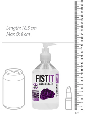 Pharmquests: Fistit, Anal Relaxer with Pump, 500 ml