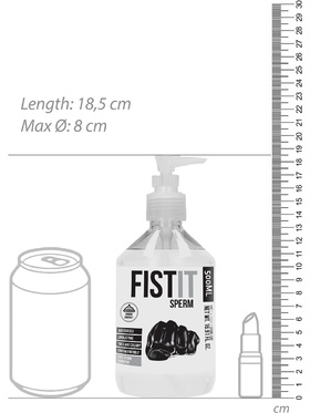 Pharmquests: Fistit, Sperm with Pump, 500 ml