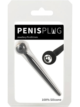 PenisPlug: Jewellery Pin, Penisplugg med Smyckessten