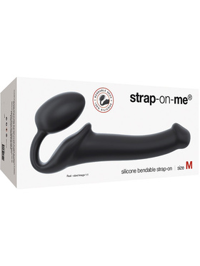 Strap-On-Me: Böjbar Strap-On utan Sele, medium