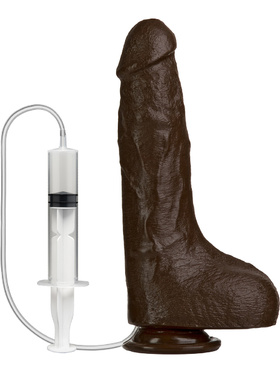 Doc Johnson: Bust It, Squirting Realistic Cock, 21 cm, mörk