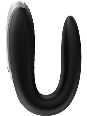 Satisfyer Connect: Double Fun, Partner Vibrator, svart