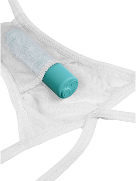 Hookup Panties: Remote Bow-Tie G-String with Plug & Vibe