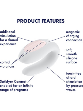 Satisfyer Connect: Double Joy, Partner Vibrator, vit