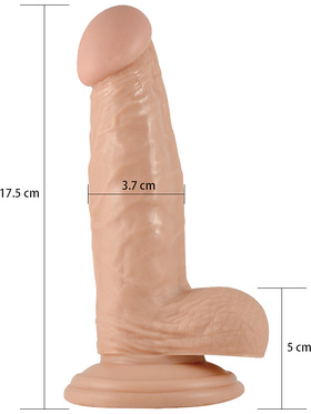 LoveToy: Real Extreme Dildo, 18 cm