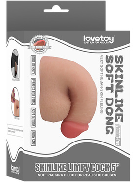 LoveToy: Skinlike Limpy Cock, Packing Dildo, 12.5 cm
