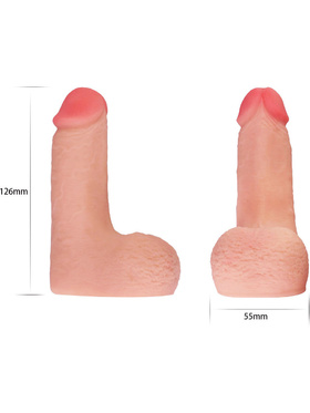 LoveToy: Skinlike Limpy Cock, Packing Dildo, 12.5 cm